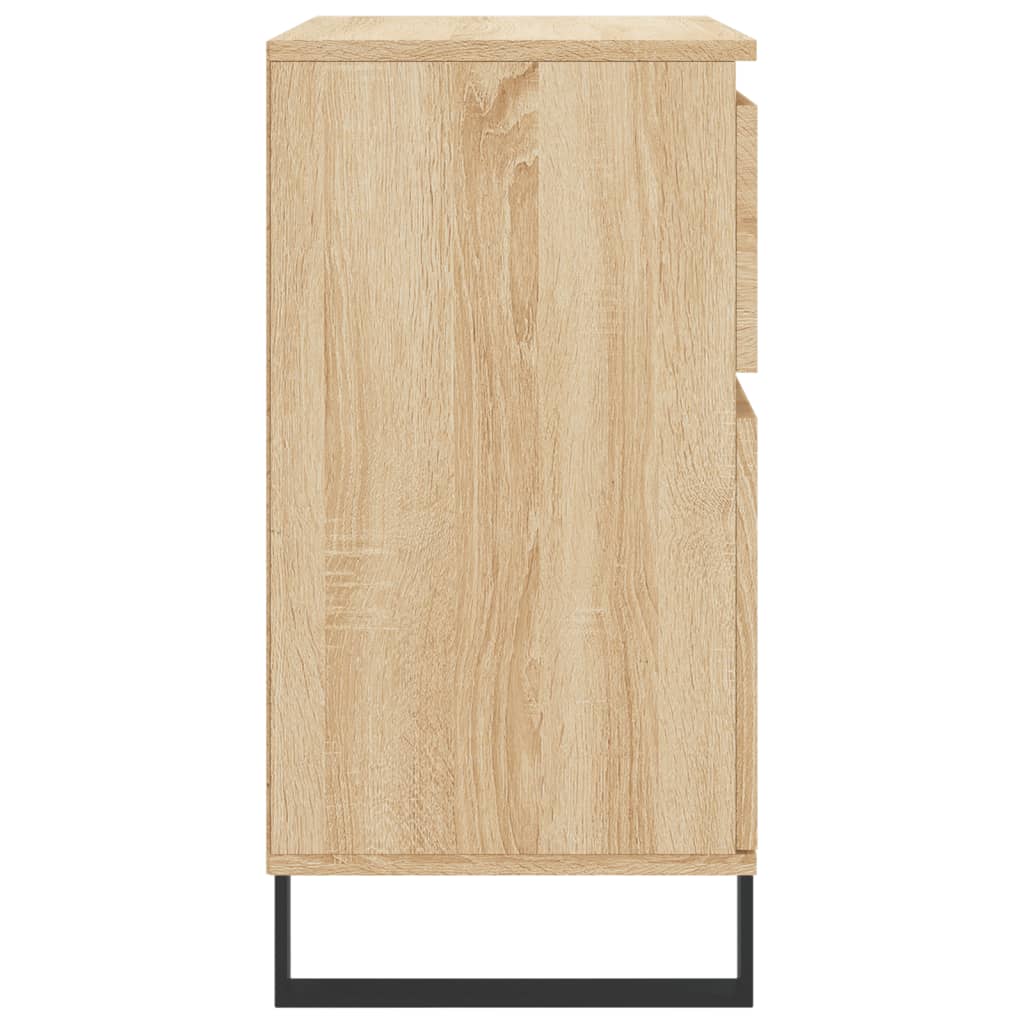 Dressoir 60X35X70 Cm Bewerkt Hout Kleurig Sonoma eiken