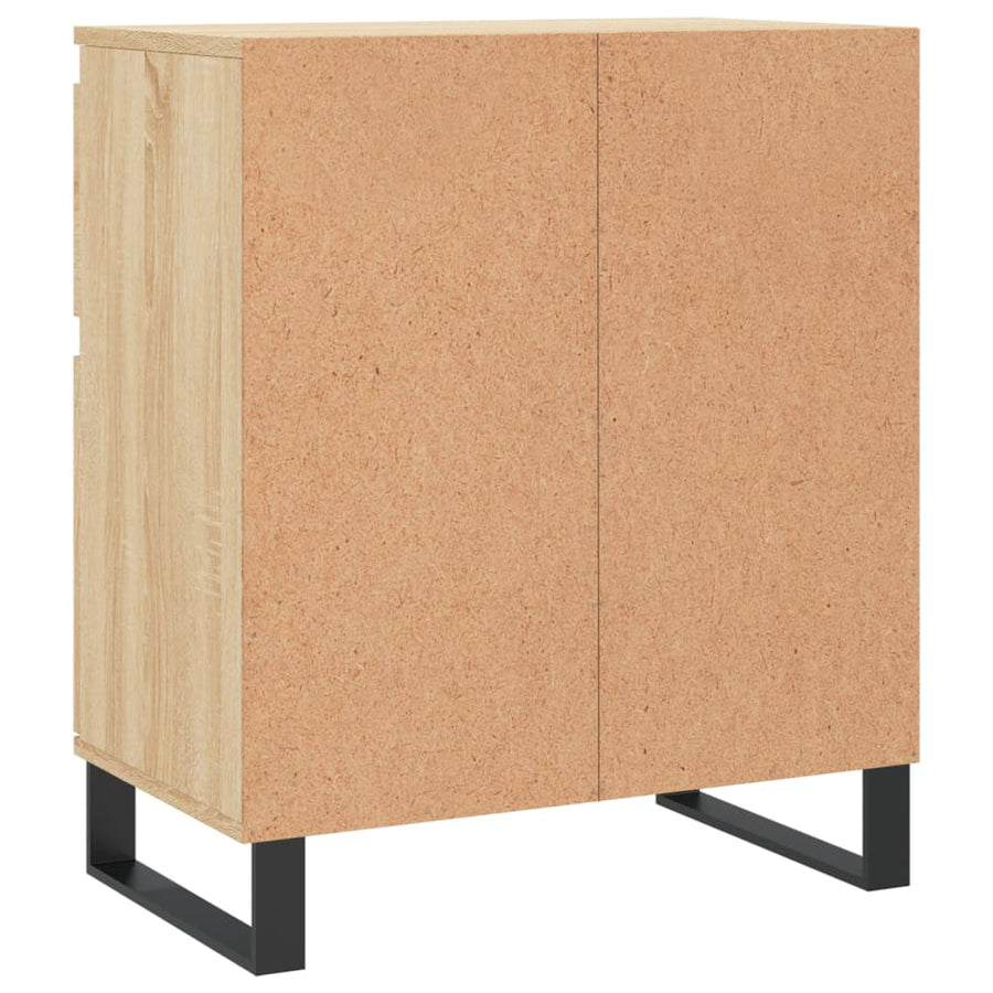 Dressoir 60X35X70 Cm Bewerkt Hout Kleurig Sonoma eiken