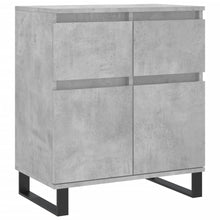 Dressoir 60X35X70 Cm Bewerkt Hout Betongrijs