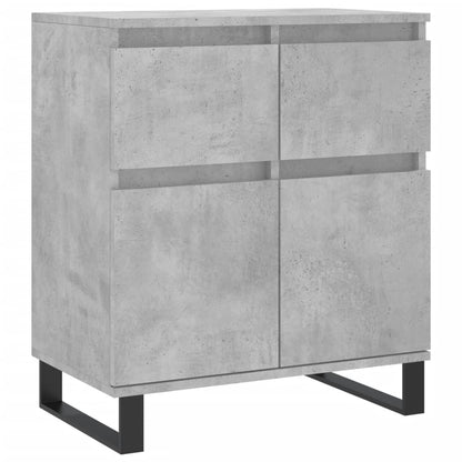 Dressoir 60X35X70 Cm Bewerkt Hout Betongrijs