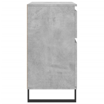 Dressoir 60X35X70 Cm Bewerkt Hout Betongrijs