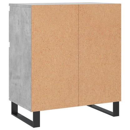 Dressoir 60X35X70 Cm Bewerkt Hout Betongrijs