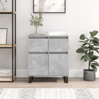 Sideboard 60x35x70 cm engineered wood concrete grey