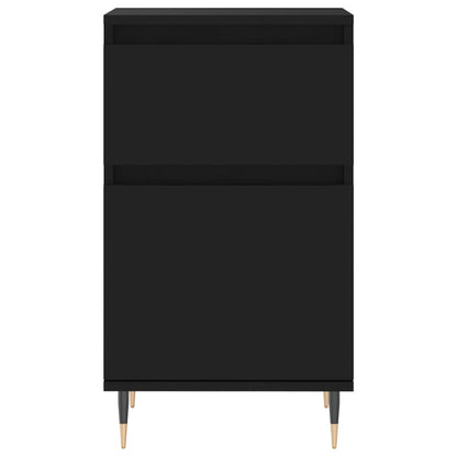 Dressoirs 2 St 40X35X70 Cm Bewerkt Hout Zwart