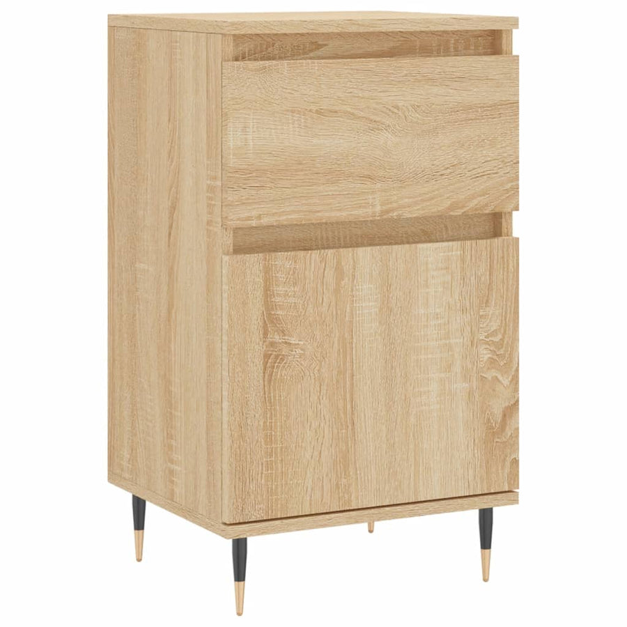 Dressoir 40X35X70 Cm Bewerkt Hout Sonoma Eikenkleurig
