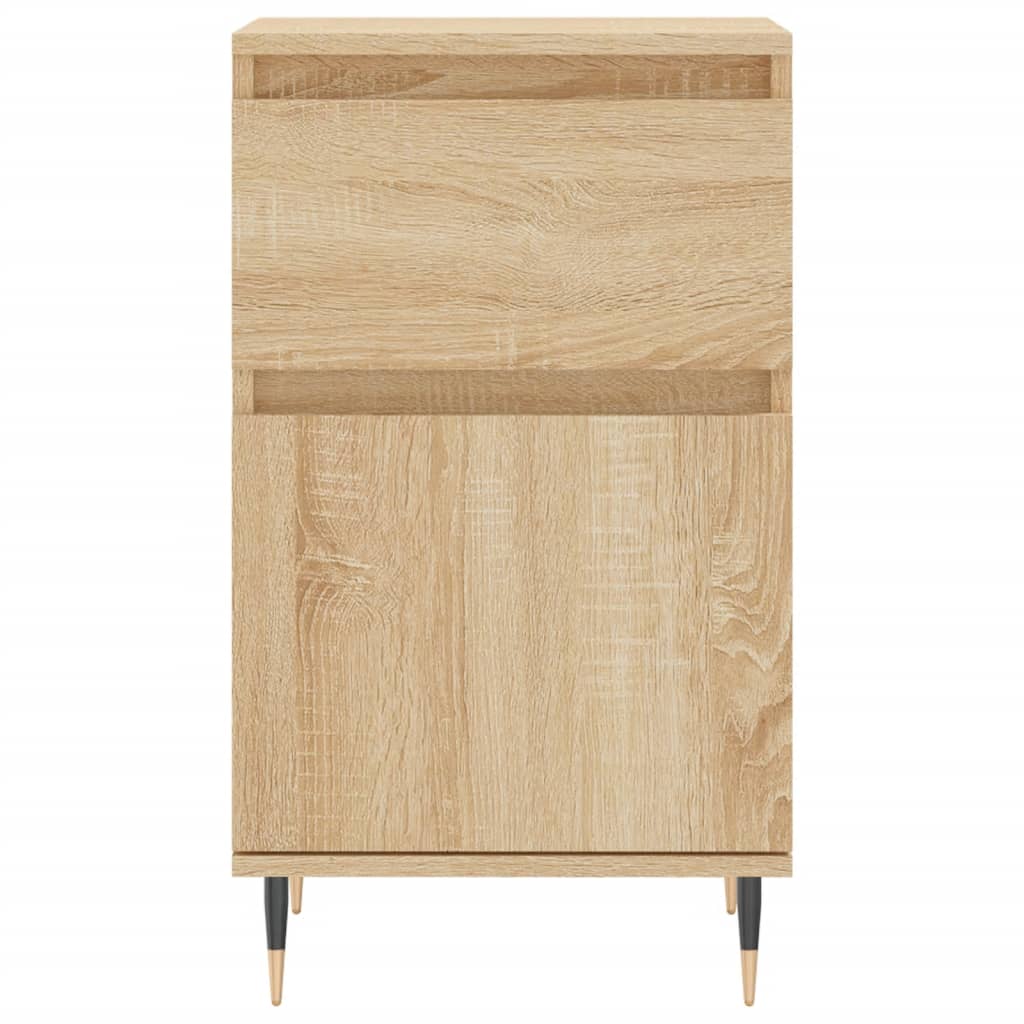Dressoir 40X35X70 Cm Bewerkt Hout Sonoma Eikenkleurig