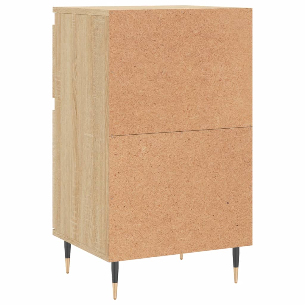 Dressoir 40X35X70 Cm Bewerkt Hout Sonoma Eikenkleurig