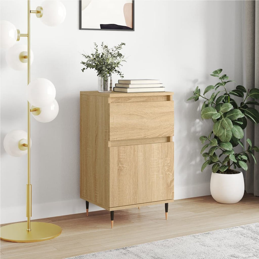 Dressoir 40X35X70 Cm Bewerkt Hout Sonoma Eikenkleurig