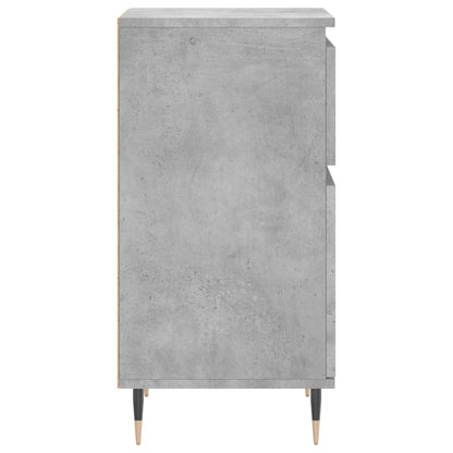 Dressoirs 2 St 40X35X70 Cm Bewerkt Hout Betongrijs
