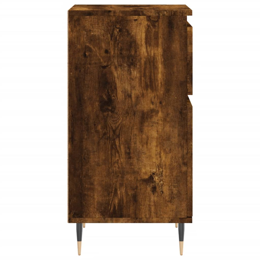 Dressoirs 2 St 40X35X70 Cm Bewerkt Hout Gerookt Eikenkleurig