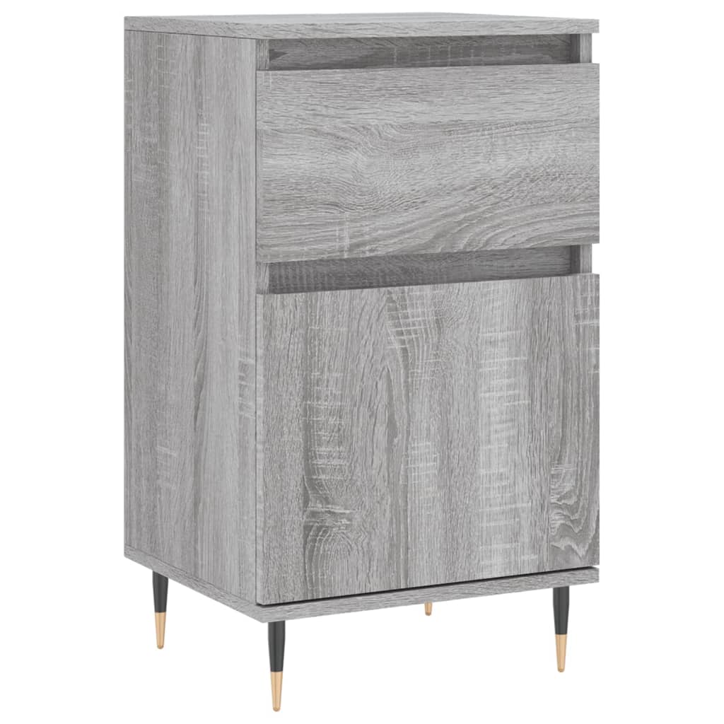 Dressoir 40X35X70 Cm Bewerkt Hout 1 Grijs sonoma