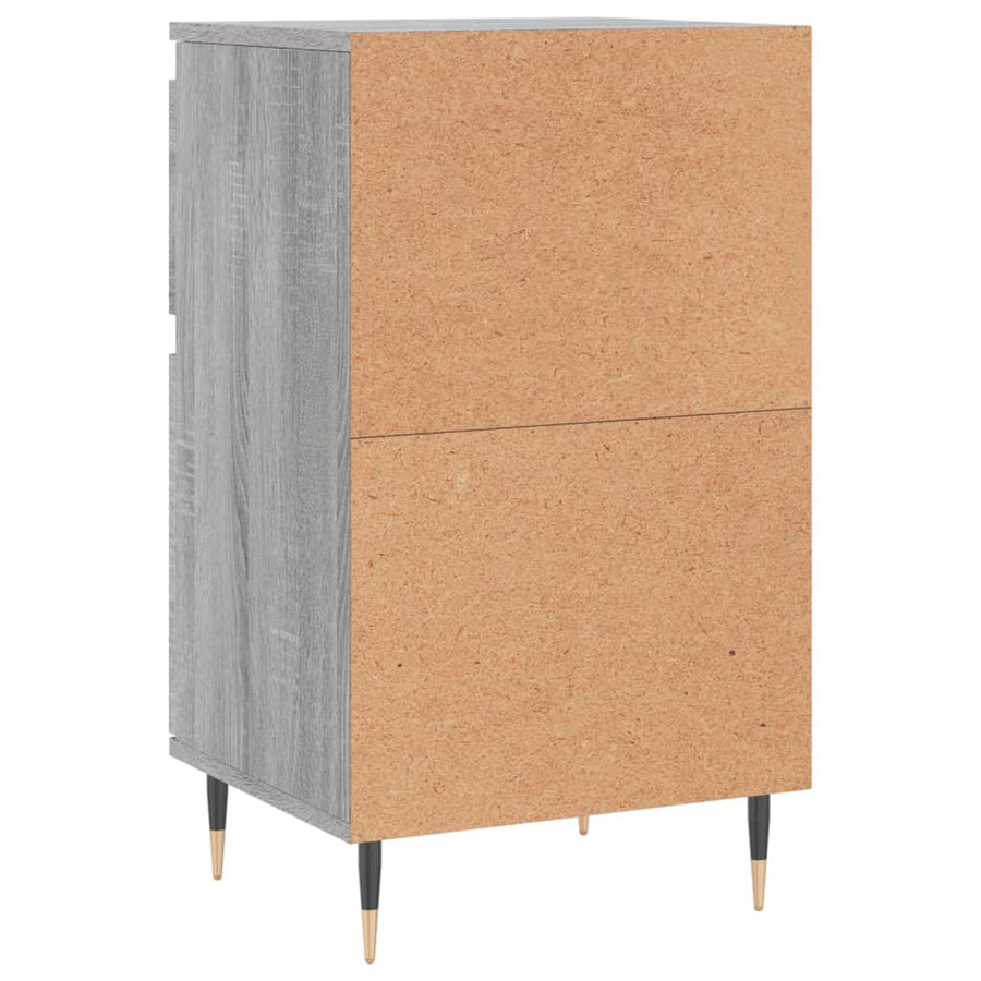 Dressoir 40X35X70 Cm Bewerkt Hout 1 Grijs sonoma