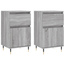 Dressoirs 2 St 40X35X70 Cm Bewerkt Hout Grijs Sonoma