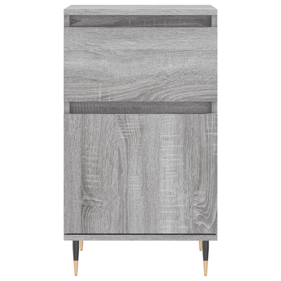 Dressoirs 2 St 40X35X70 Cm Bewerkt Hout Grijs Sonoma