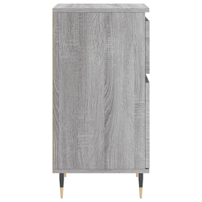 Dressoirs 2 St 40X35X70 Cm Bewerkt Hout Grijs Sonoma