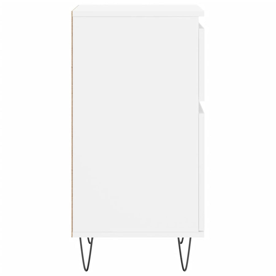 Dressoir 40X35X70 Cm Bewerkt Hout Wit