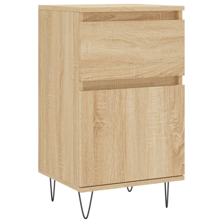 Dressoir 40X35X70 Cm Bewerkt Hout Kleurig 1 Sonoma eiken