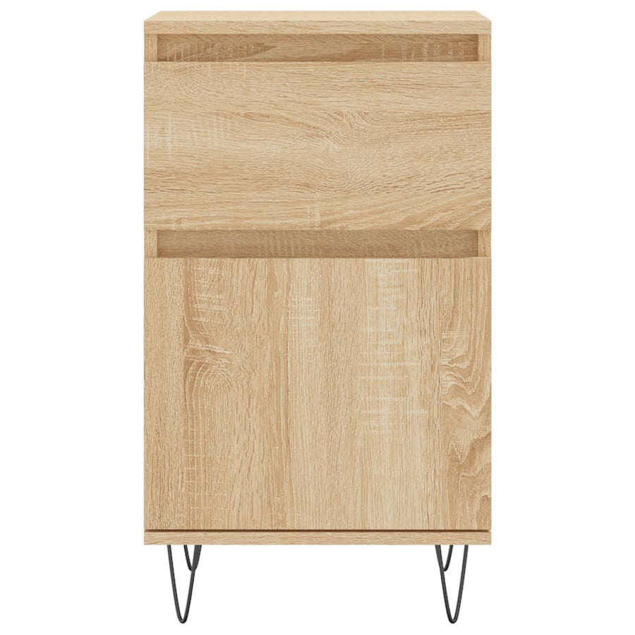 Dressoir 40X35X70 Cm Bewerkt Hout Kleurig 1 Sonoma eiken