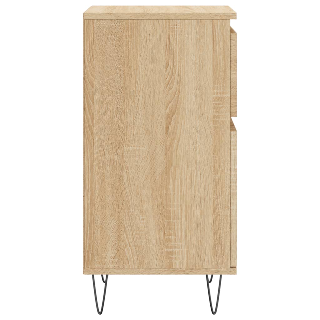 Dressoir 40X35X70 Cm Bewerkt Hout Kleurig 1 Sonoma eiken