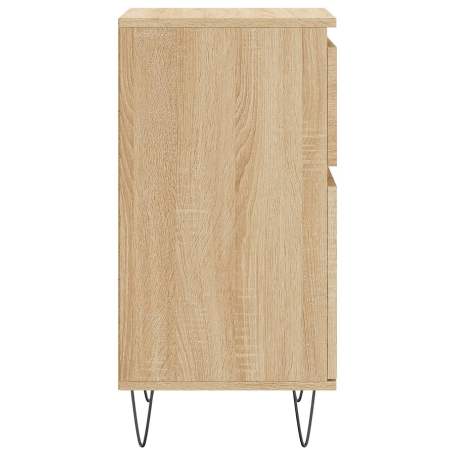 Dressoir 40X35X70 Cm Bewerkt Hout Kleurig 1 Sonoma eiken