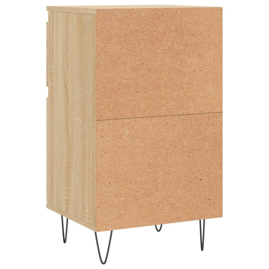 Dressoir 40X35X70 Cm Bewerkt Hout Kleurig 1 Sonoma eiken