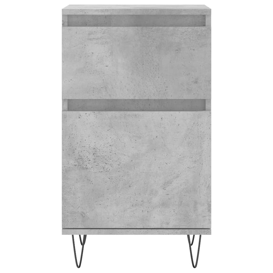 Dressoir 40X35X70 Cm Bewerkt Hout Betongrijs