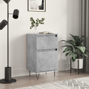 Sideboard 40x35x70 cm engineered wood concrete grey