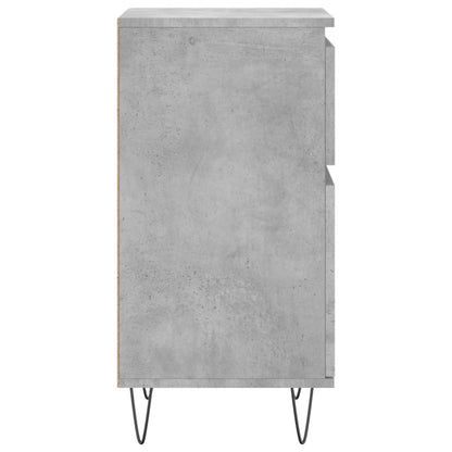 Dressoirs 2 St 40X35X70 Cm Bewerkt Hout Betongrijs