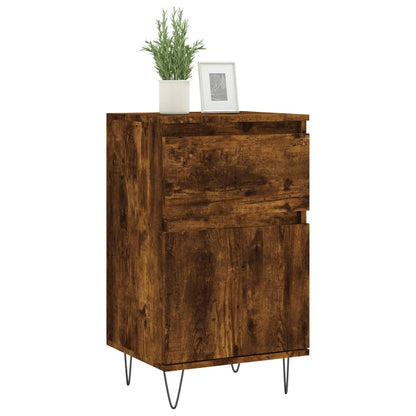 Dressoir 40X35X70 Cm Bewerkt Hout Kleurig 1 Gerookt eiken