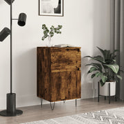 Sideboard 40x35x70 cm engineered wood smoked oak-colored