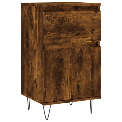 Dressoirs 2 St 40X35X70 Cm Bewerkt Hout Gerookt Eikenkleurig