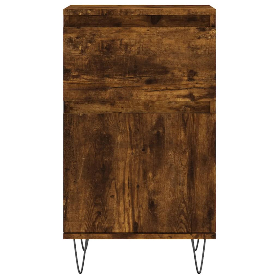Dressoirs 2 St 40X35X70 Cm Bewerkt Hout Gerookt Eikenkleurig