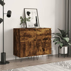 Sideboards 2 pcs 40x35x70 cm engineered wood smoked oak