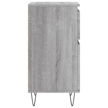 Dressoir 40X35X70 Cm Bewerkt Hout 1 Grijs sonoma