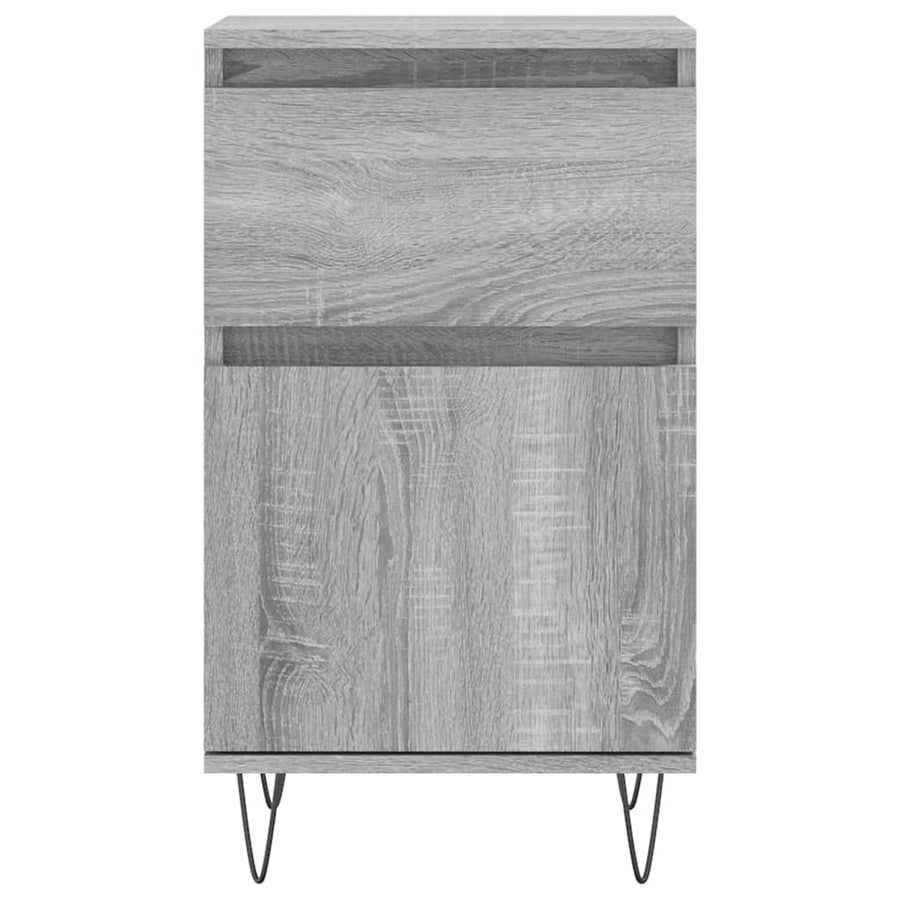 Dressoirs 2 St 40X35X70 Cm Bewerkt Hout Grijs Sonoma