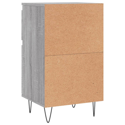 Dressoirs 2 St 40X35X70 Cm Bewerkt Hout Grijs Sonoma