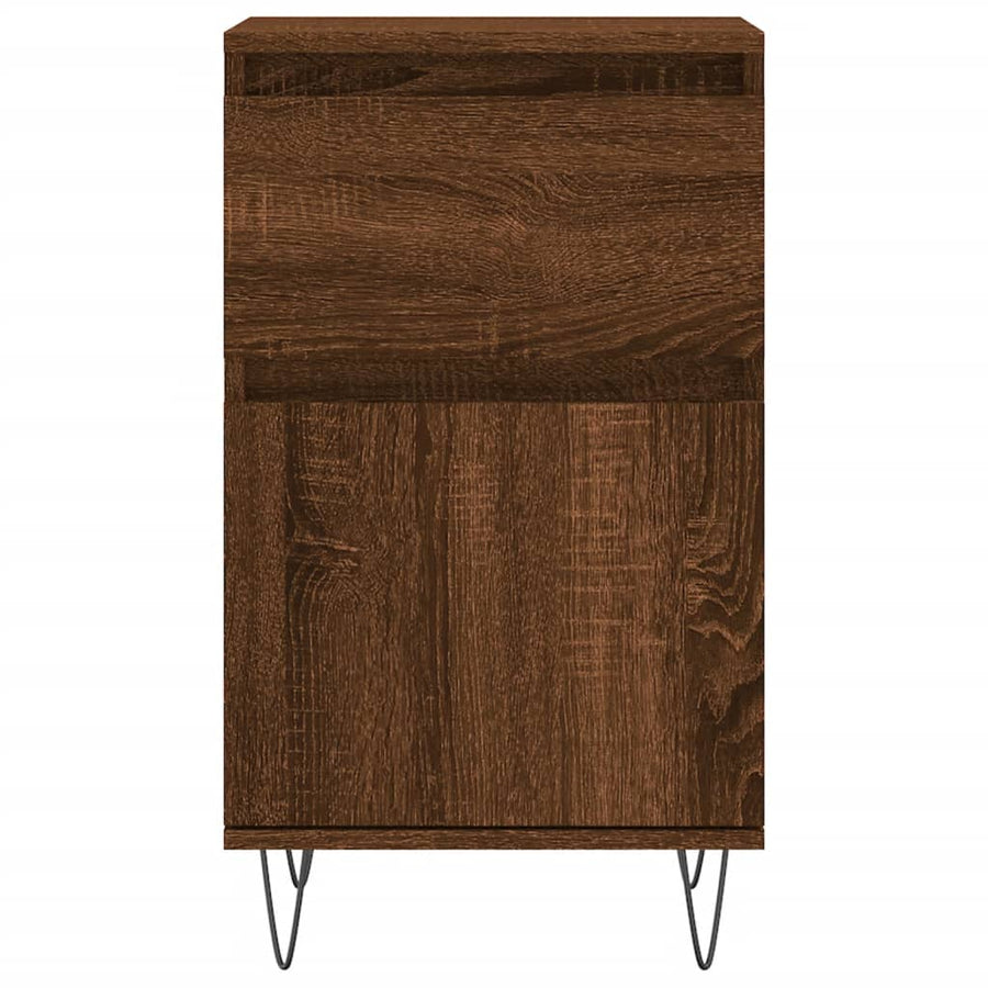 Dressoirs 2 St 40X35X70 Cm Bewerkt Hout Bruin Eikenkleur