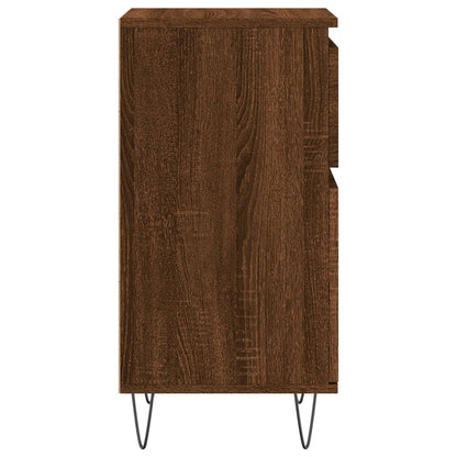 Dressoirs 2 St 40X35X70 Cm Bewerkt Hout Bruin Eikenkleur