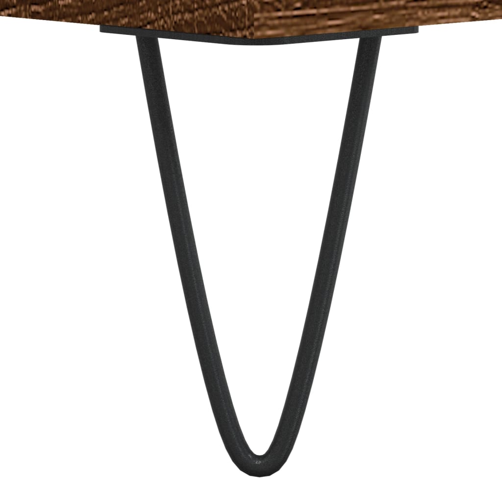 Dressoirs 2 St 40X35X70 Cm Bewerkt Hout Bruin Eikenkleur
