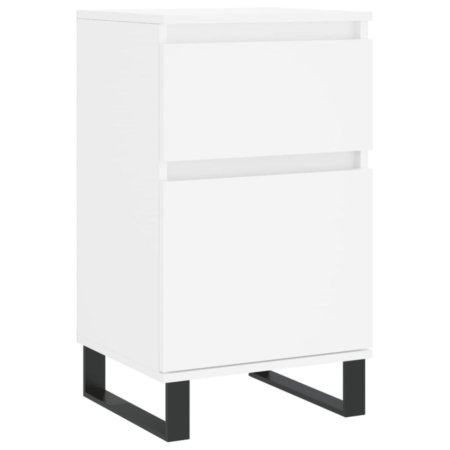 Dressoir 40X35X70 Cm Bewerkt Hout Wit