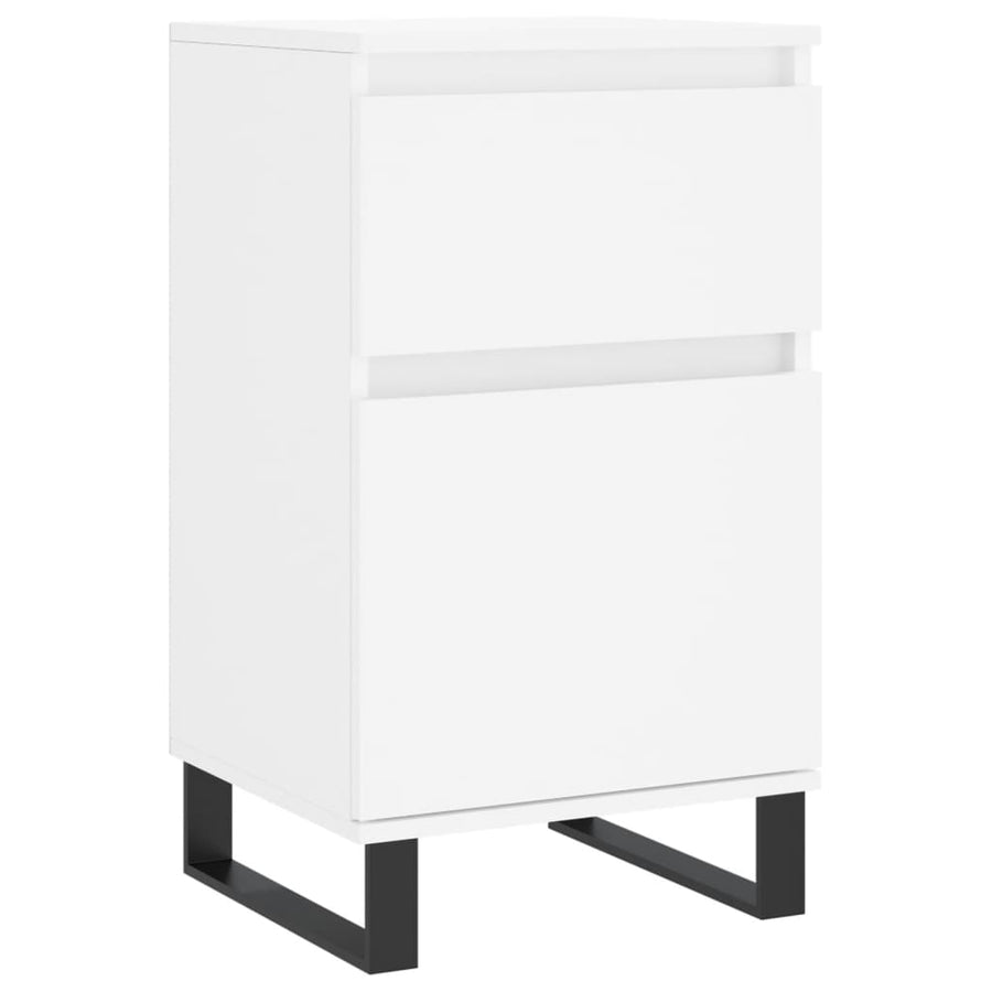 Dressoirs 2 St 40X35X70 Cm Bewerkt Hout Wit