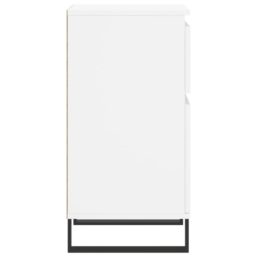 Dressoirs 2 St 40X35X70 Cm Bewerkt Hout Wit