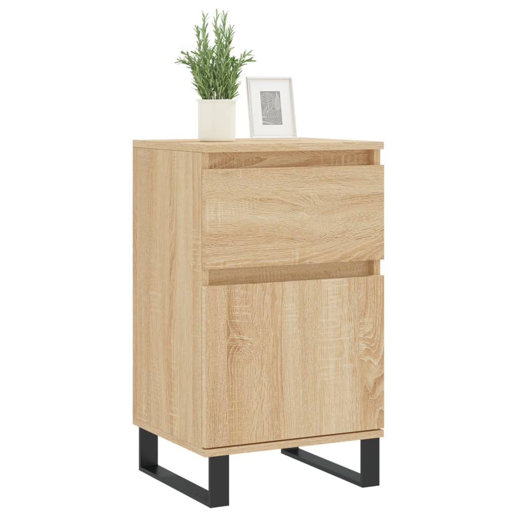 Dressoir 40X35X70 Cm Bewerkt Hout Kleurig 1 Sonoma eiken