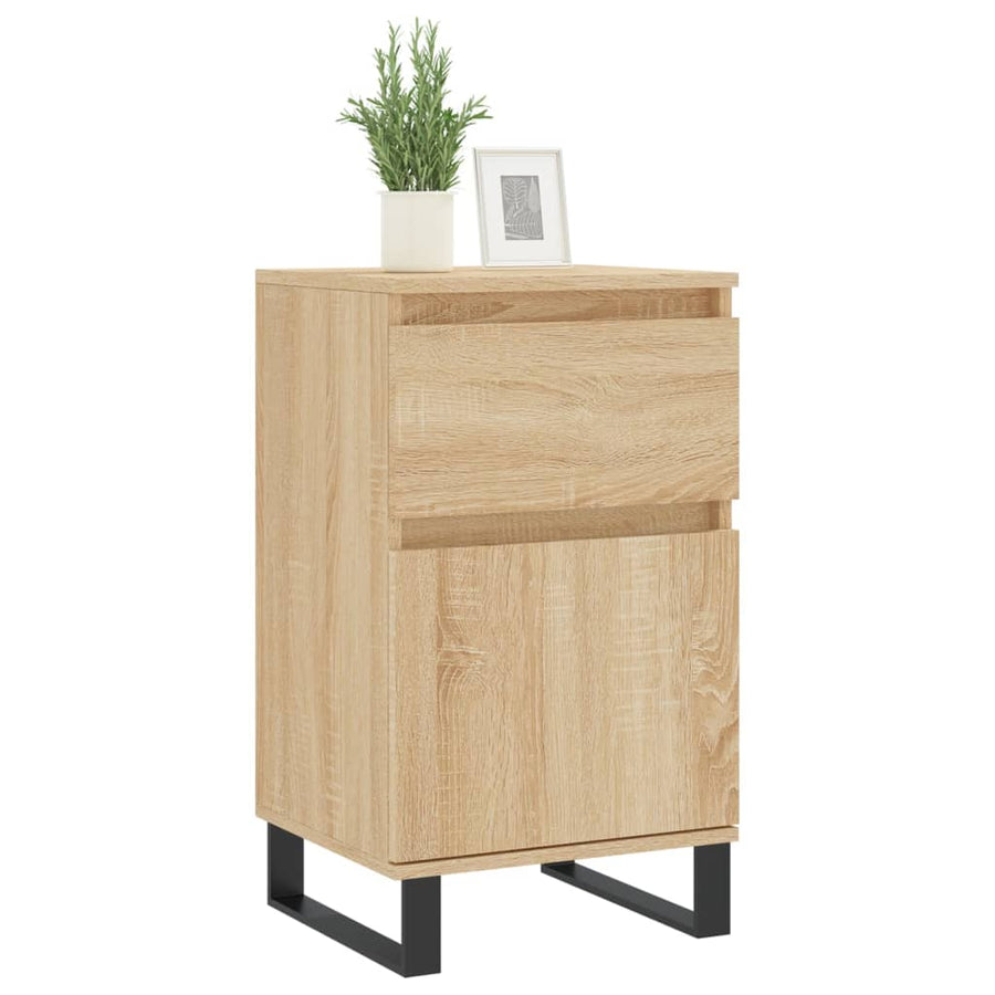 Dressoir 40X35X70 Cm Bewerkt Hout Kleurig 1 Sonoma eiken