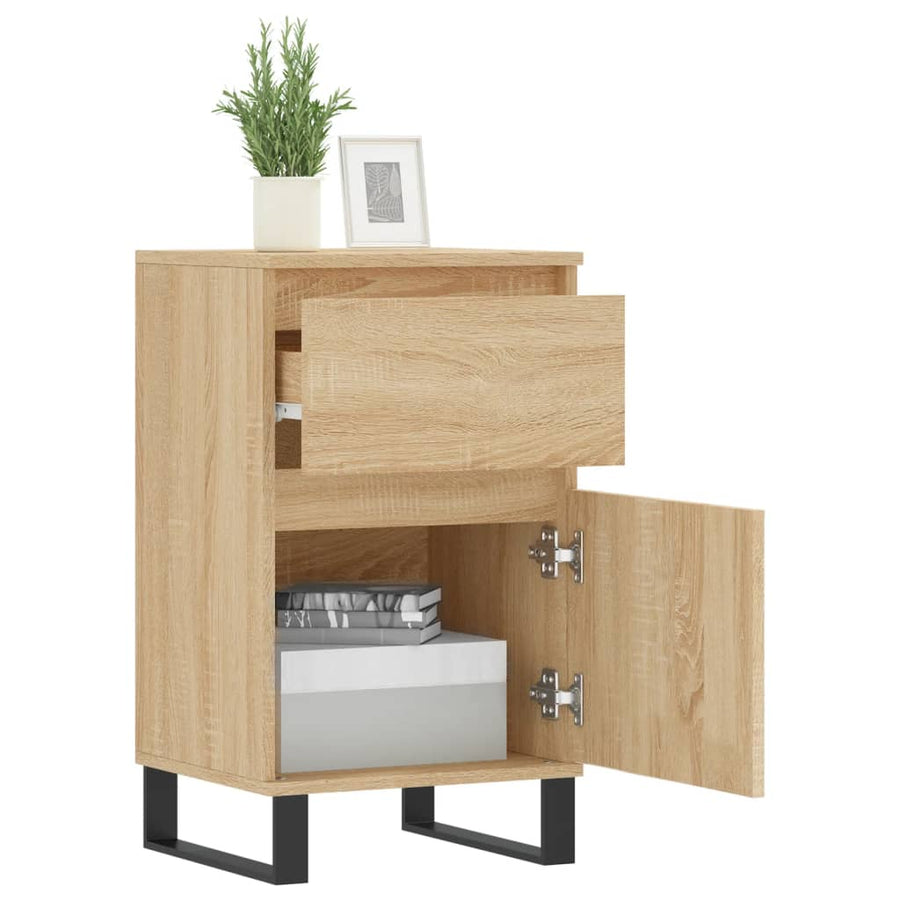 Dressoir 40X35X70 Cm Bewerkt Hout Kleurig 1 Sonoma eiken