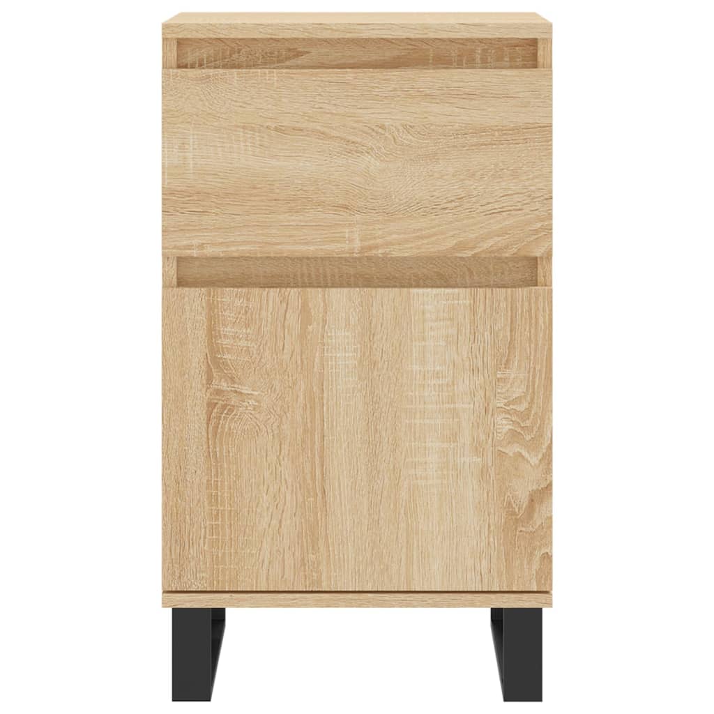 Dressoir 40X35X70 Cm Bewerkt Hout Kleurig 1 Sonoma eiken