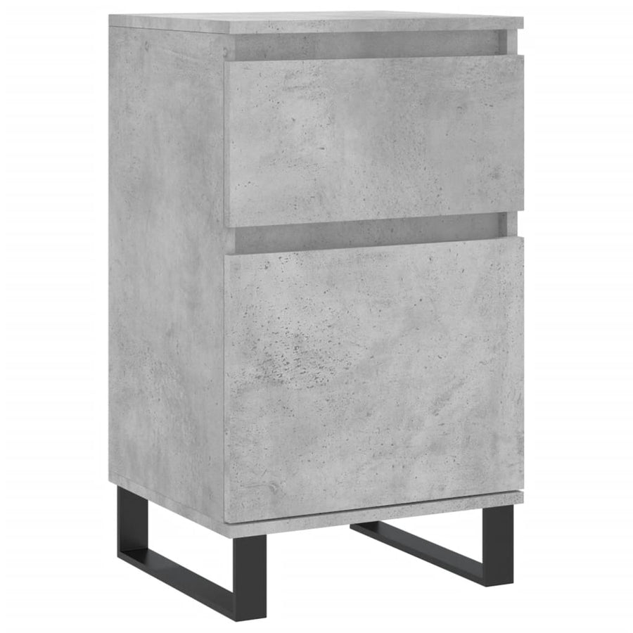 Dressoir 40X35X70 Cm Bewerkt Hout 1 Betongrijs