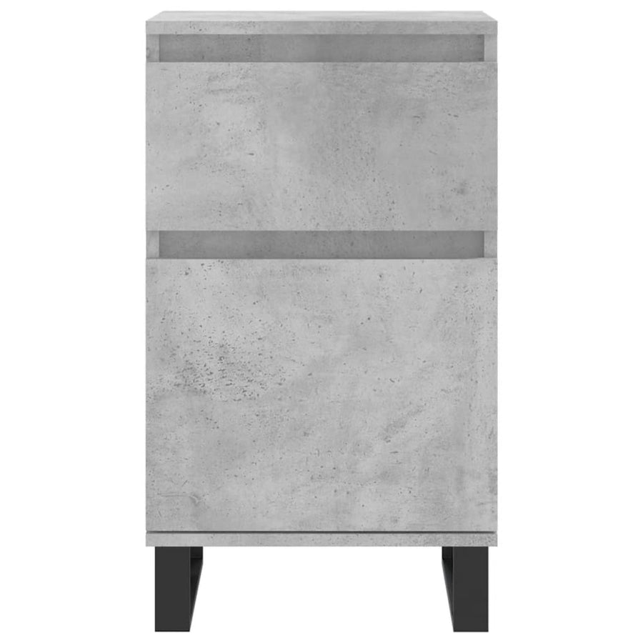 Dressoir 40X35X70 Cm Bewerkt Hout 1 Betongrijs
