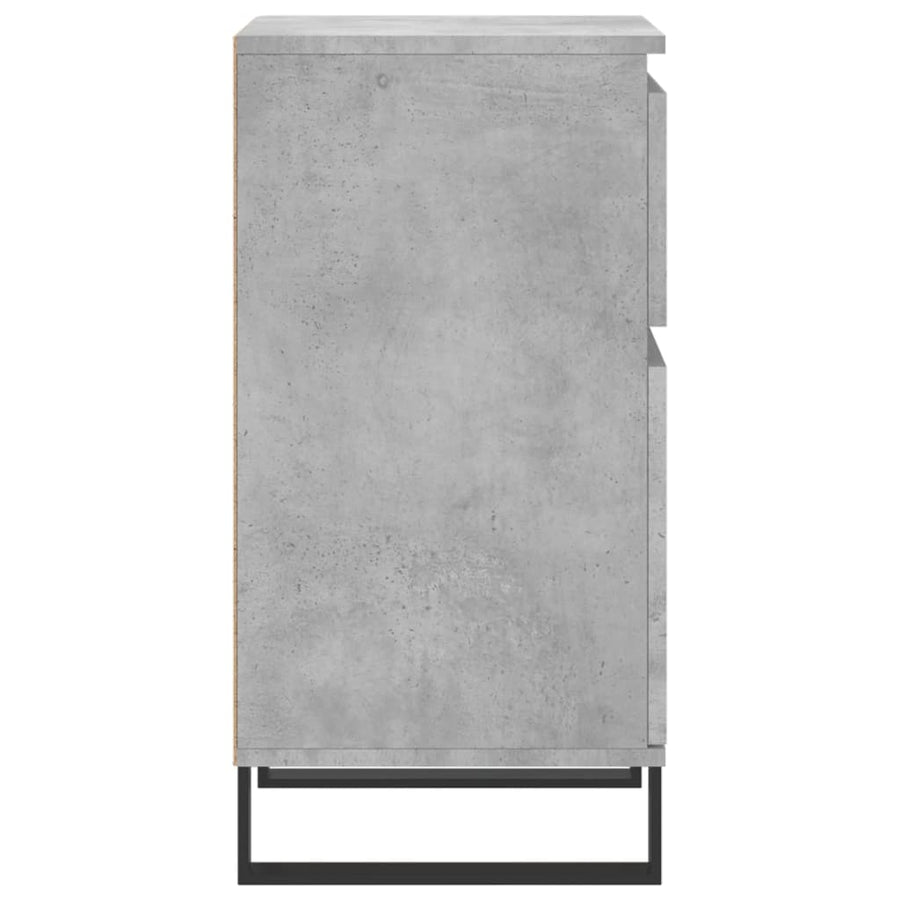 Dressoir 40X35X70 Cm Bewerkt Hout 1 Betongrijs