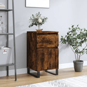 Dressoir 40x35x70 cm bewerkt hout gerookt eiken